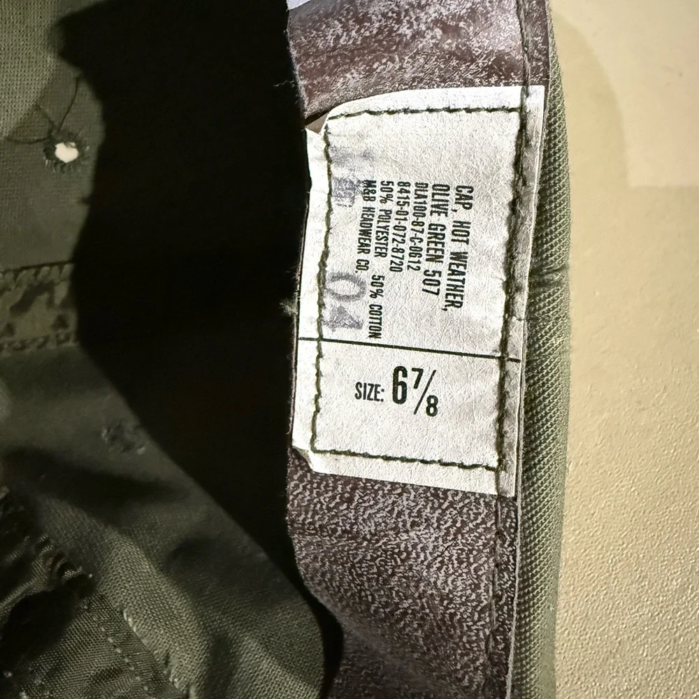 Olive Green Military Cap